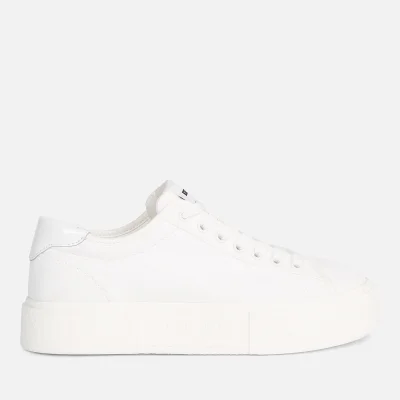 Tommy Jeans Women's Faux Leather Cupsole Trainers - UK 3