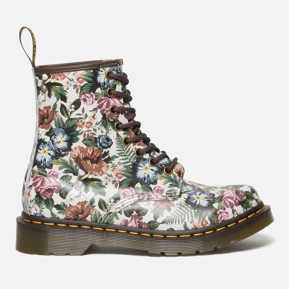 Dr. Martens Women's 1460 Floral-Print Leather 8-Eye Boots Image 1