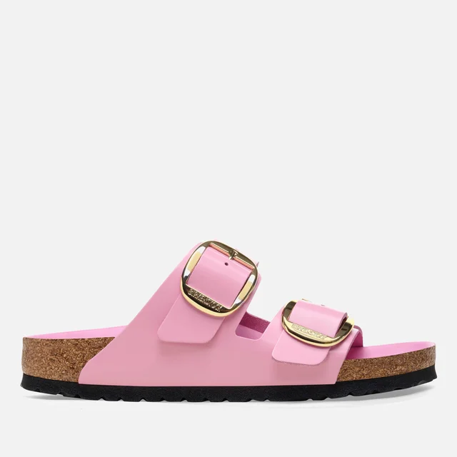 Birkenstock Women's Arizona Big Buckle Slim Fit High Shine Double Strap Sandals - Fondant Pink