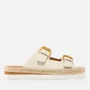 See By Chloé Women's Glyn Leather Double-Strap Espadrille Sandals - Image 1