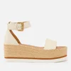 See By Chloé Women's Glyn Leather Flatform Espadrille Sandals - Image 1