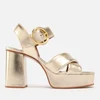 See By Chloé Women's Lyna Leather Platform Heeled Sandals - Image 1