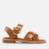 See By Chloé Women's Lyna Leather Flat Sandals - Image 1