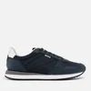 BOSS Men's Kai Canvas and Faux Leather Runner Trainers - Image 1