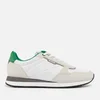 BOSS Men's Kai Mesh and Faux Leather Runner Trainers - Image 1