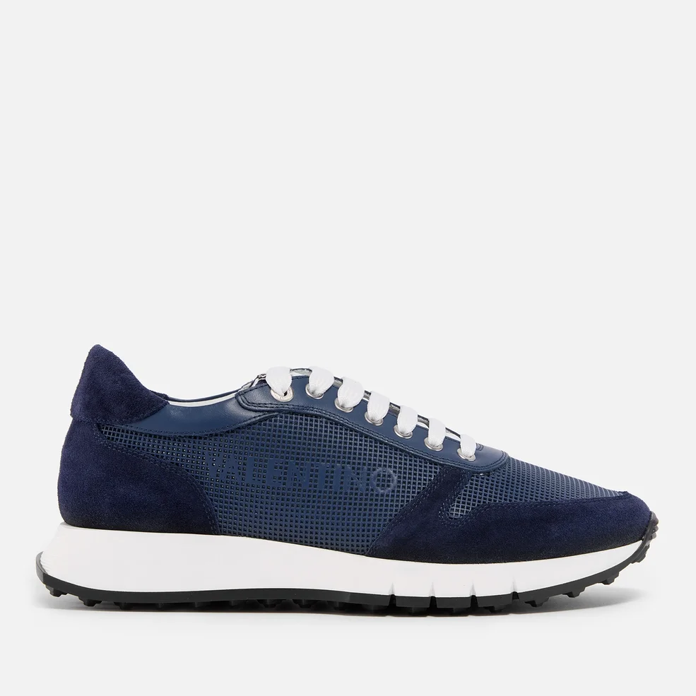 Valentino Men's Ares Leather and Suede Running Style Trainers Image 1