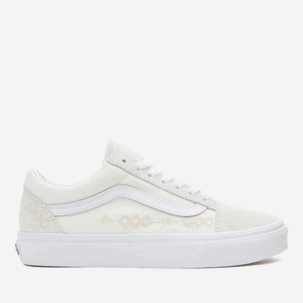 Vans Women's Old Skool Suede and Canvas Trainers Image 1