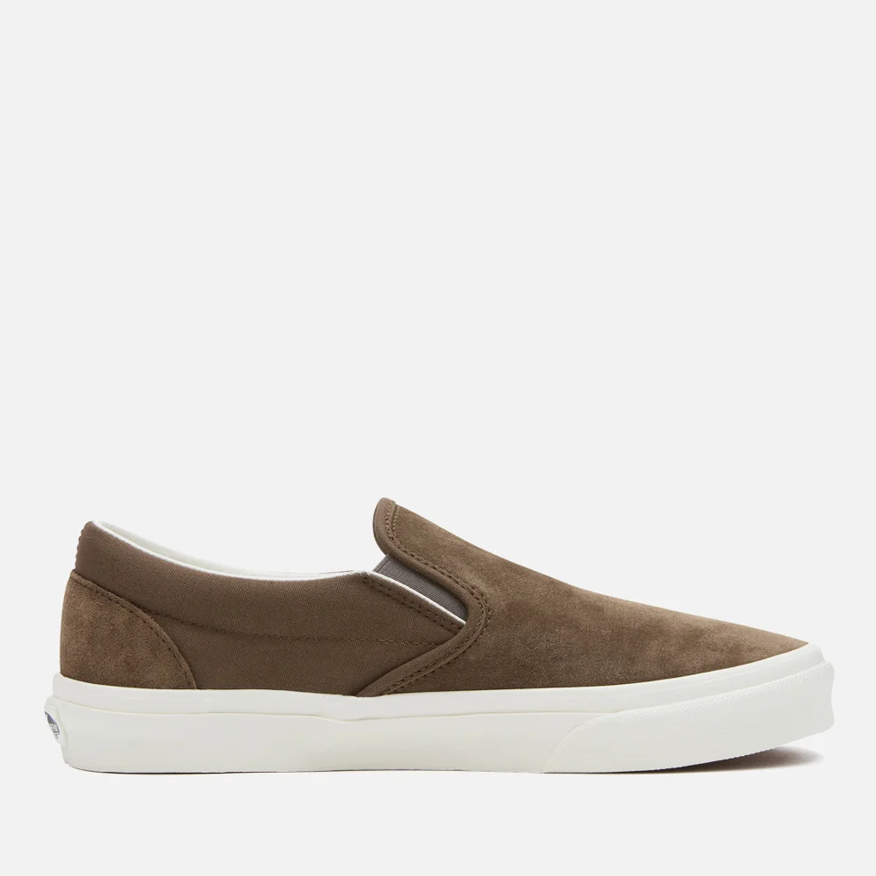 Vans Men's Classic Suede and Canvas Slip On Trainers Image 1