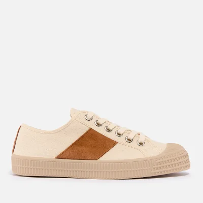 Novesta Star Master Classic Canvas and Faux Suede Tennis Trainers - UK 5