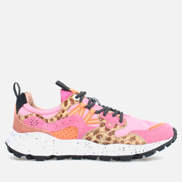 Flower Mountain Women's Yamano 3 Suede, Leather and Shell Trainers