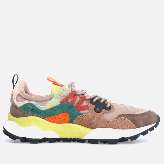 Flower Mountain Unisex Yamano 3 Suede and Canvas Trainers