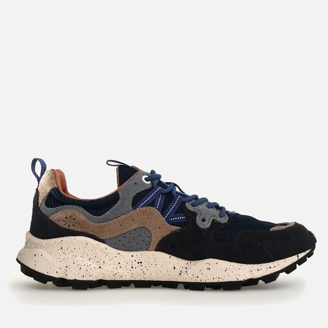 Flower Mountain Men's Yamano 3 Suede and Mesh Trainers